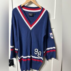 Pepsi x Only V-Neck Sweater Dress FL9 XL Knit 
size Small
